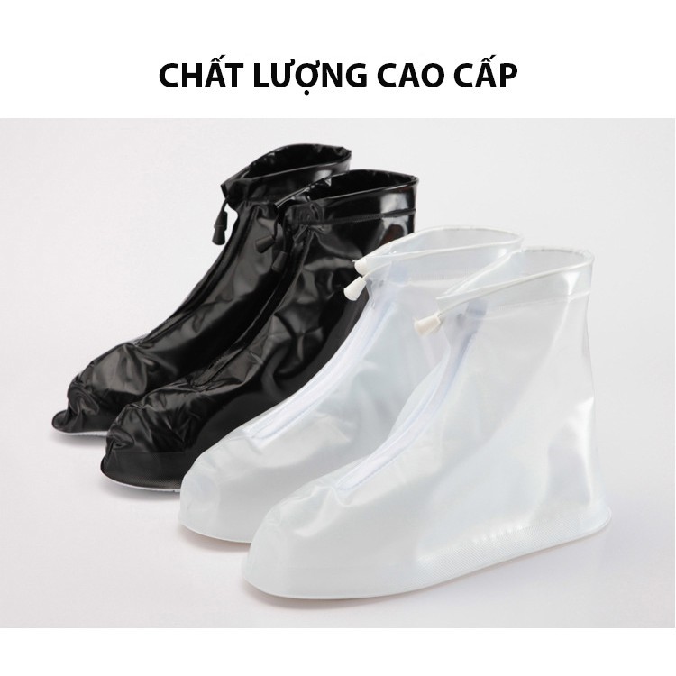 ỦNG ĐI MƯA BỌC GIÀY ĐI MƯA ❤️FREESHIP❤️ ĐẾ CHỐNG TRƯỢT CÓ KHOÁ KÉO