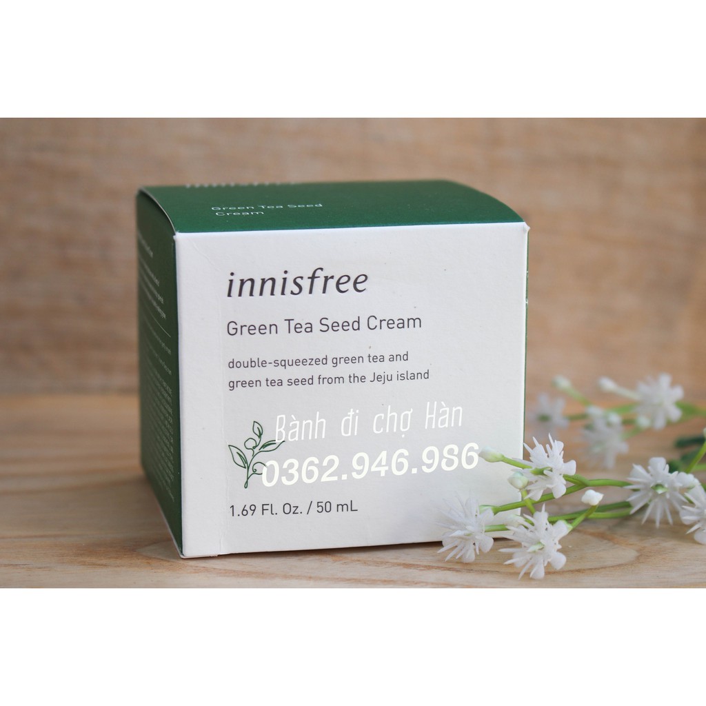 Kem Dưỡng Da Cấp Ẩm Sâu Innisfree Green Tea Seed Cream 50ml