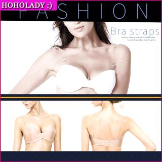 HOHOLADY Đồ lót trong suốt dây đeo vai có thể điều chỉnh chống trượt đai vô hình