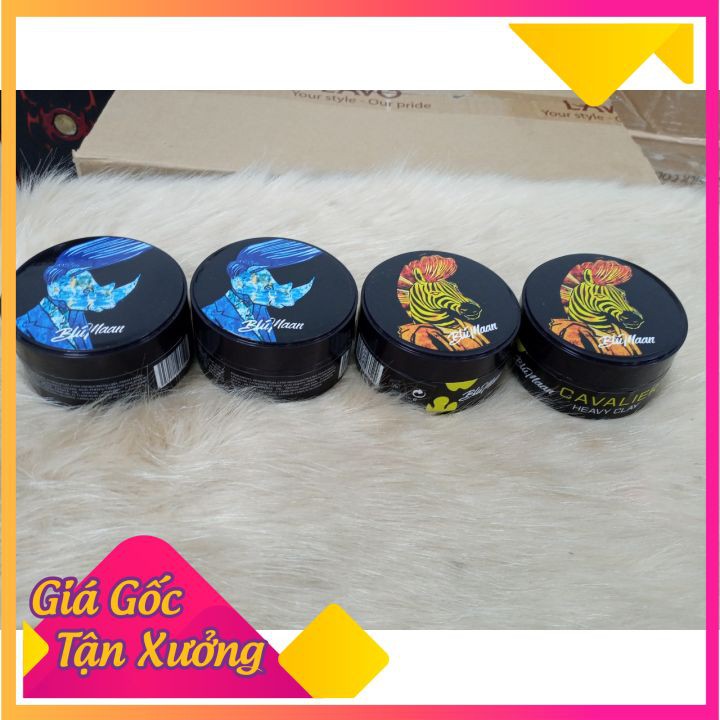 Sáp Wax vuốt tóc nam ngựa, tê giác BLUMAAN  FREESHIP  tạo kiểu tóc ưng ý, giữ nếp tóc lâu thơm giá tốt sỉ số lượng