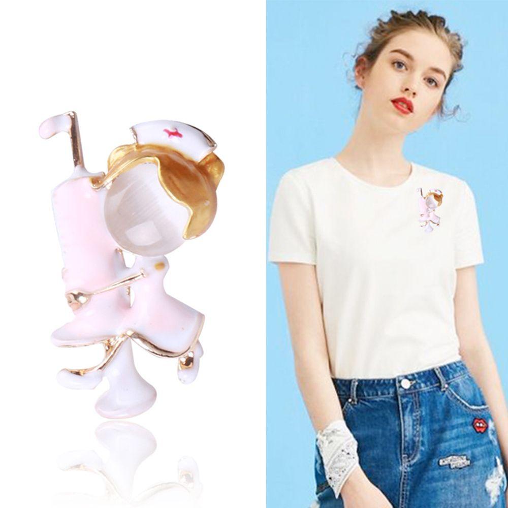 Trâm Cài Áo Hình Y Tá Nhật Bản Đáng Yêu Cho Nữ