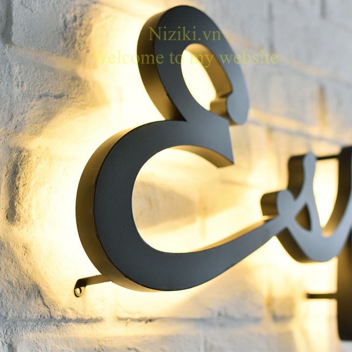 Ke inox cách chữ sáng chân