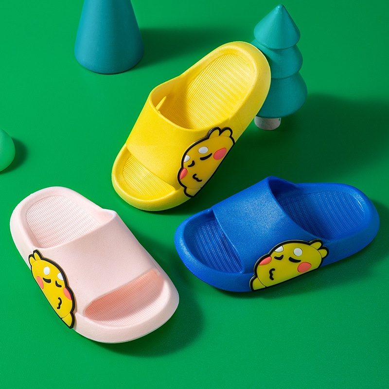 Dép lê pikachu đáng yêu dành cho bé trai và bé gái [H59] siêu cute chống trơn trượt LUCKY SHOES VN