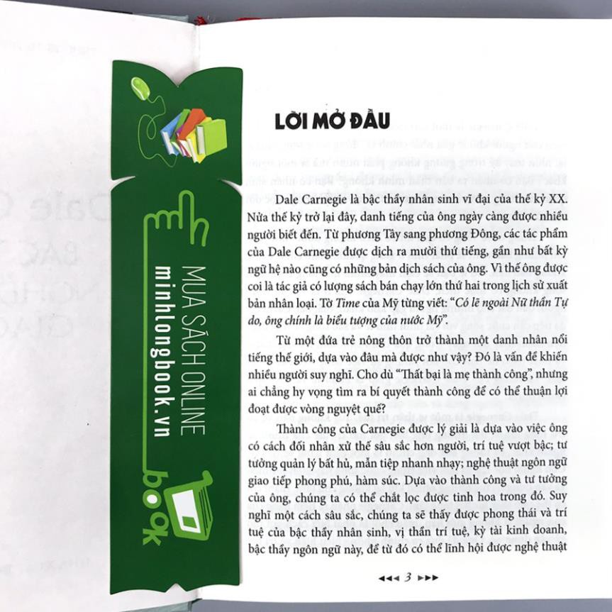 Sách - Dale Carnegie - Bậc thầy của nghệ thuật giao tiếp - Bản đặc biệt bìa cứng (Kèm Bookmark) [Minh Long]