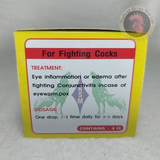 thuốc gà đá - {chuyên trị về mắt} - {dành cho gà đá} - 1 lọ / 5ml