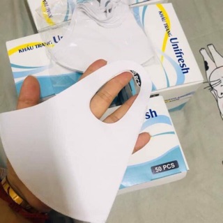Khẩu Trang Kháng Khuẩn Unifresh - Màu Trắng