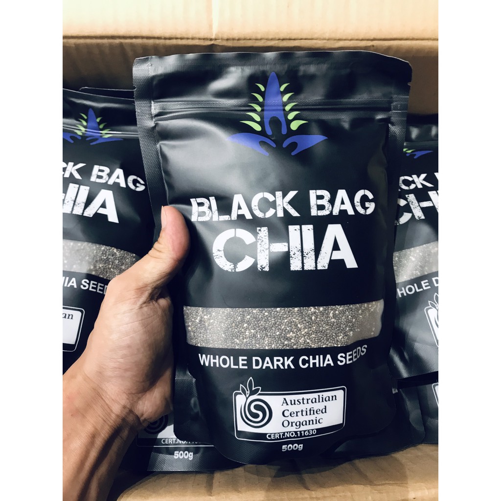 Hạt chia đen nhập khẩu Úc túi 500gr | BigBuy360 - bigbuy360.vn