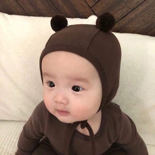 Mũ cotton quả bông cho bé