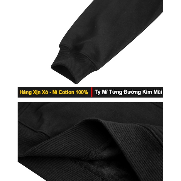 Áo Hoodie FMO ONEZ Nỉ Lót Bông Unisex tay phồng AH054 | BigBuy360 - bigbuy360.vn