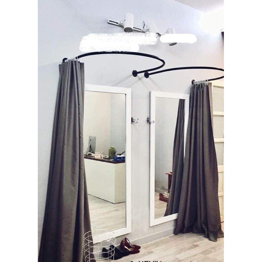rèm thay đồ,rèm quây đồ ngăn phòng ngang 2,8m x cao 2m