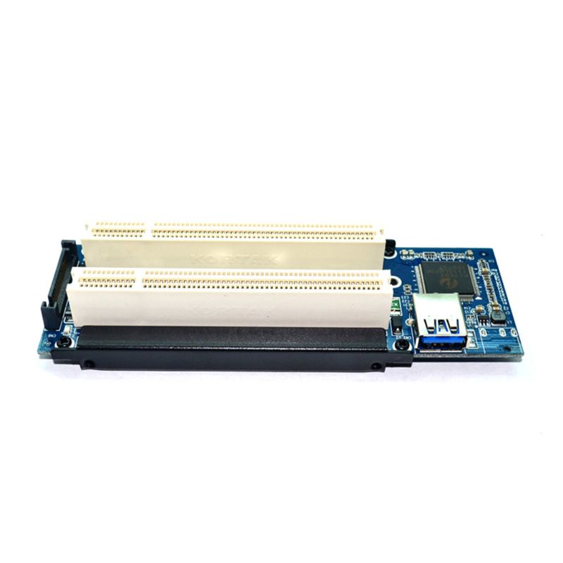 Card Mở Rộng PCI-E Express X1 Sang Dual PCI Kèm Dây Cáp USB Cho WIN2000 / XP / Vista / Win7 / Win8 / LINUX Thẻ