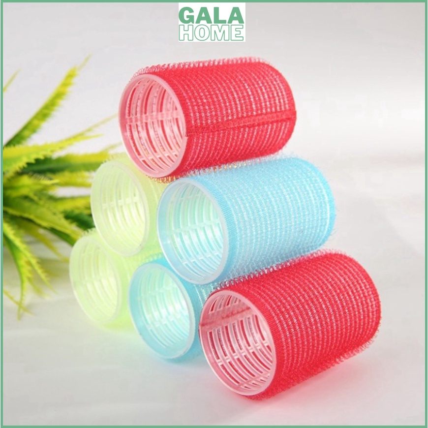 Lô cuốn uốn tóc mái bay tự dính xoăn Hàn Quốc đủ size to nhỏ (màu ngẫu nhiên) GALA HOME