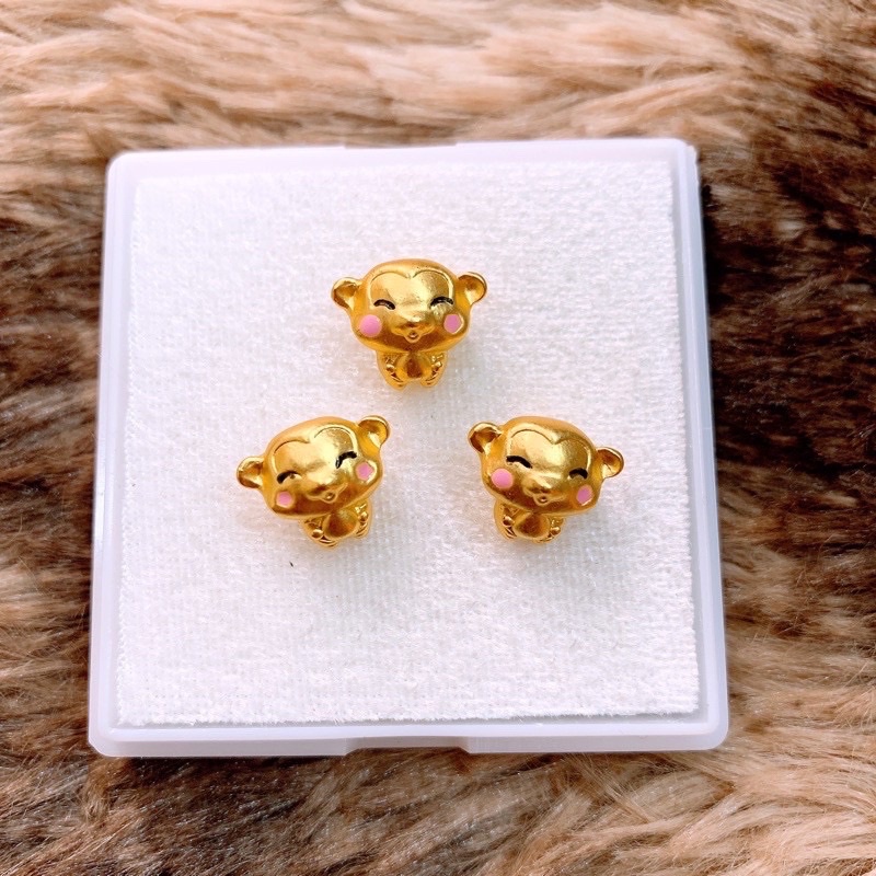 Charm 12 Con Giáp Bạc Ta Xi Vàng Mẫu Mới