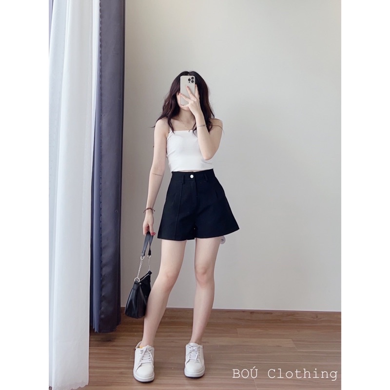 Quần short nữ 612 kèm dây lưng (Ảnh thật)