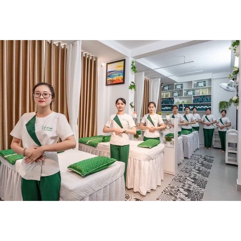 Đồng phục spa 🔥𝗛𝗔̀𝗡𝗚 ĐẸ𝗣🔥chất vải cotton lạnh cao cấp nhận đặt may theo yêu cầu.