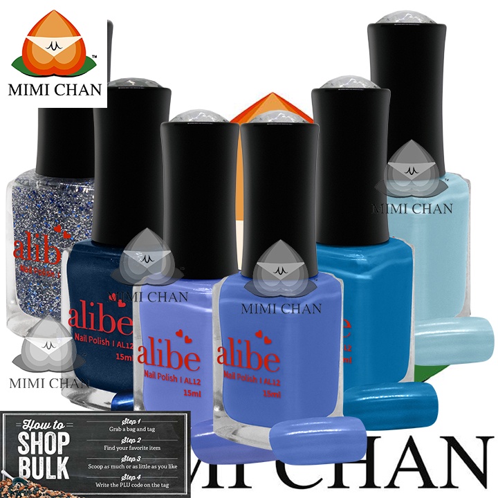 Các Màu Xanh Dương, Vàng, Xanh Coban, Xanh Đen, Da Trời, Xanh Pastel Quý Phái, Sơn Móng Tay Chai 15ml, Không Độc Hại