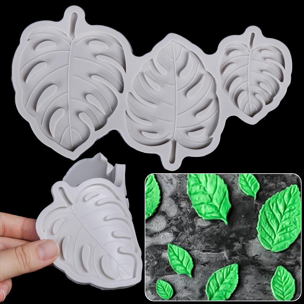 GOGOUP Khuôn Silicone Làm Bánh Hình Lá Nhiệt Đới