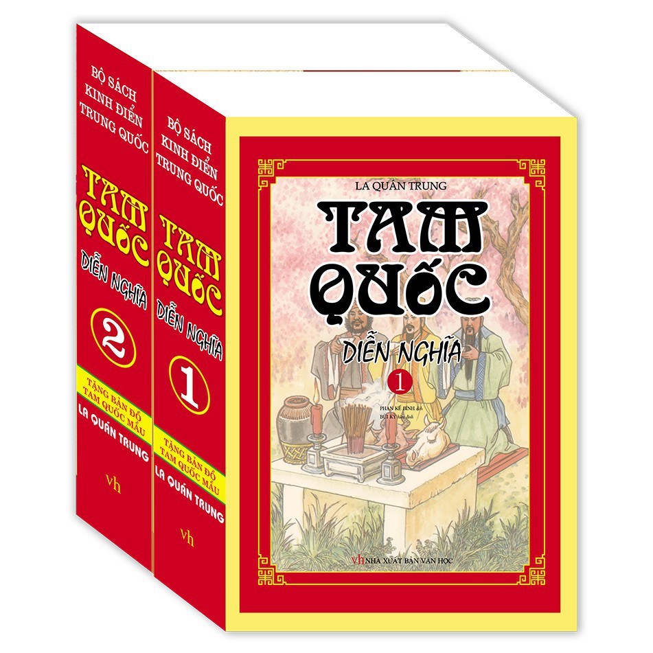Sách - Tam quốc diễn nghĩa trọn bộ 2 tập -