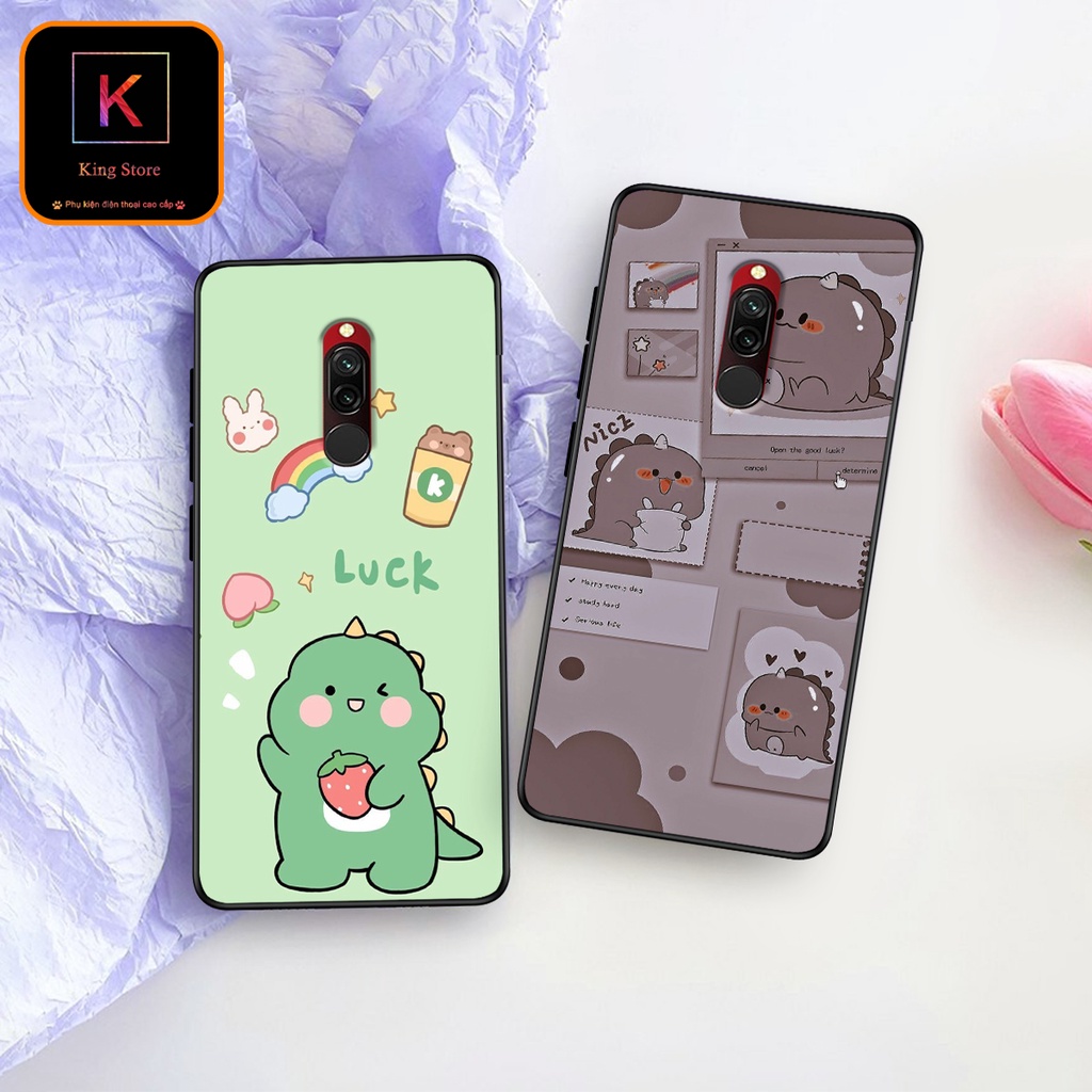 Ốp lưng Xiaomi Redmi 7 - Redmi 7A - Redmi 8 - Redmi 8A - Ốp in hình khủng long,dinosaur dễ thương