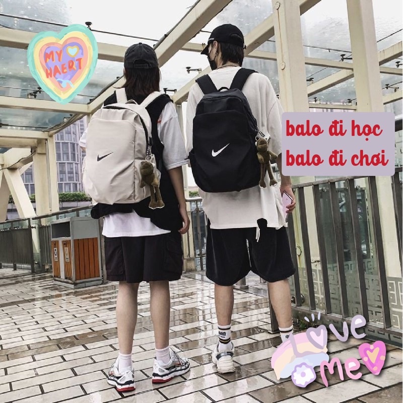 Balo thời trang nam nữ đi học ulzzang, cặp đựng laptop đi chơi du lịch, túi sách basic đẹp phong cách unisex