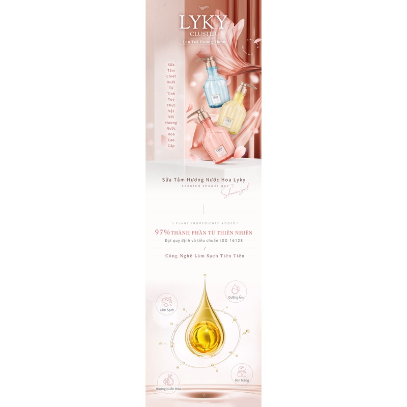 Dream Trend Sữa tắm hương nước hoa Lyky - Scented Shower