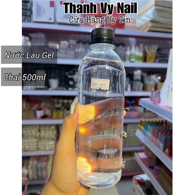 Nước Lau Gel, Lau Sạch Móng Chai 500ml [Thanh Vy Nail]