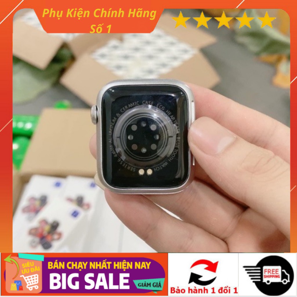 Đồng Hồ Thông Minh T500+ Plus Seri6 Màn hình tràn viền Thay ảnh nền Chơi game Cài mật khẩu Tiếng Việt Nghe gọi Bluetooth