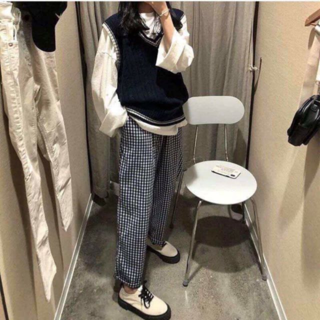 QUẦN CARO - QUẦN BAGGY KẺ Ô ULLAZANG