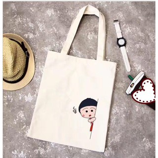 Mitavo Túi Tote Vải Mềm Vừa A4 Có Dây Kéo TOTE-BAG-35