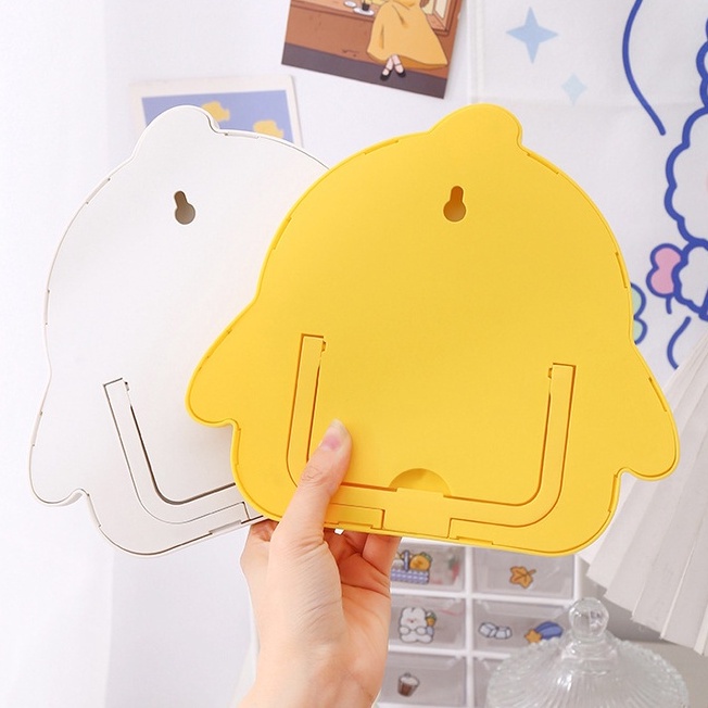 Gương Trang Điểm Để Bàn, Gương Treo Tường Phong Cách Hàn Quốc Hình Chú Gà Đáng Yêu