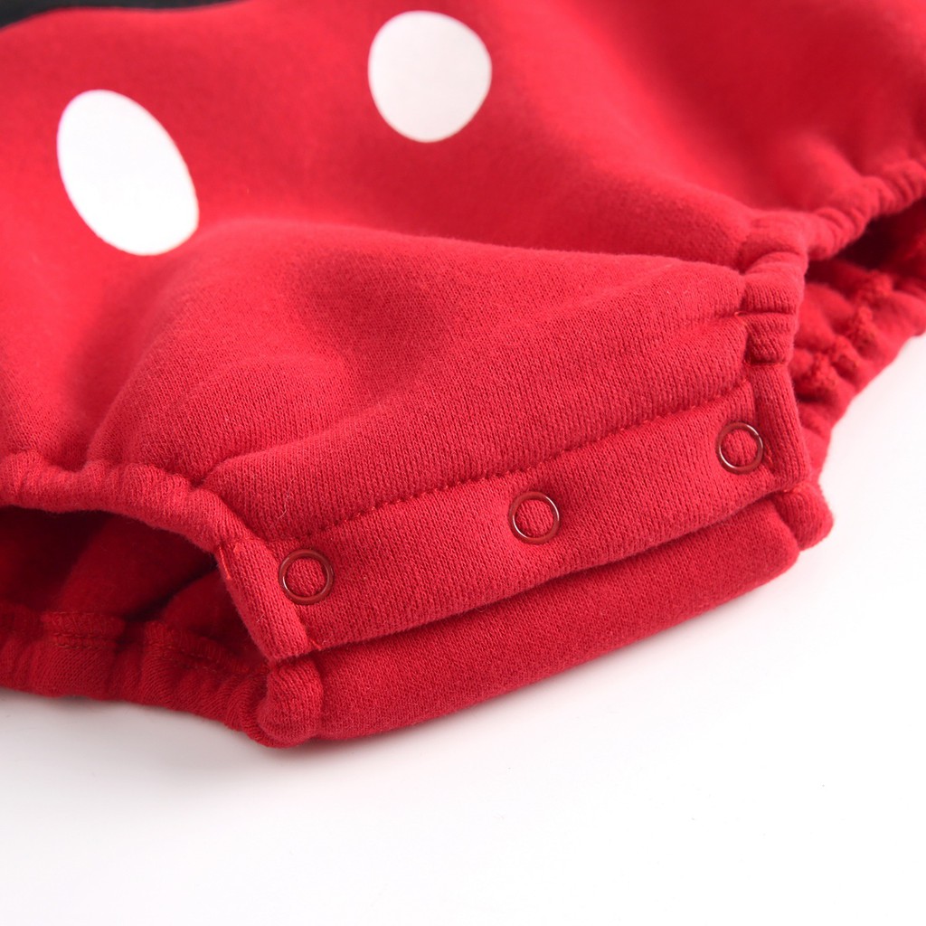 Áo Liền Thân Sanlutoz In Họa Tiết Hoạt Hình Thời Trang Mùa Đông Dành Cho Bé