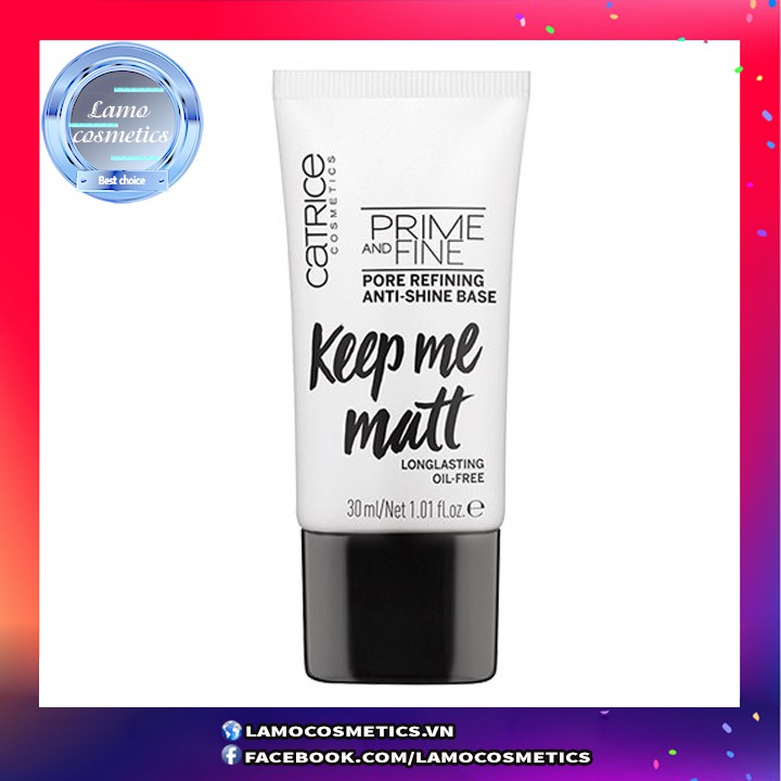 Kem Lót Dạng Tuýp CATRICE Prime And Fine Chính Hãng 100%