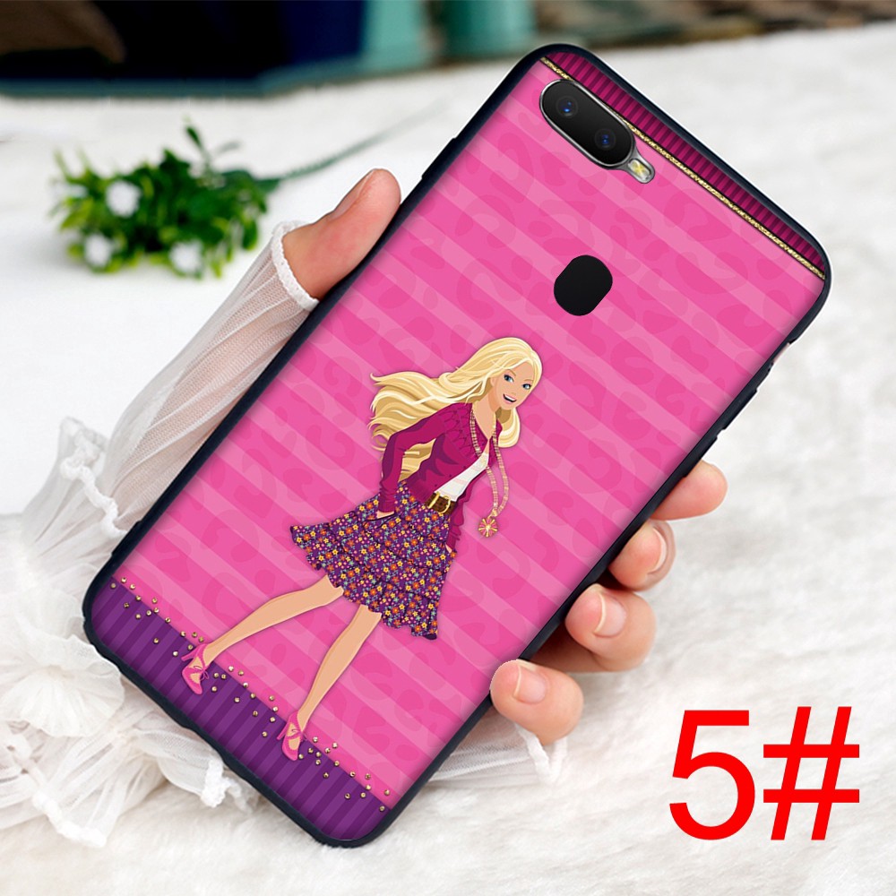 Mềm Ốp Lưng Họa Tiết Hoạt Hình Barbie Cho Oppo A3S A5S A5 Ax5 A9 A53 A32 A31 A73