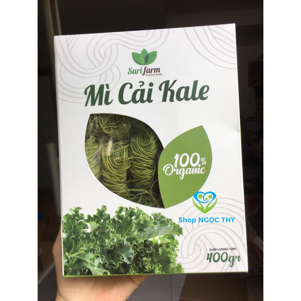 Mì cải Kale hữu cơ Surifarm 400gr/hộp 15 vắt