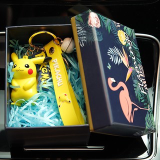 [Personalized hot style] Genuine Pokémon Pikachu doll car key chain pendant key
