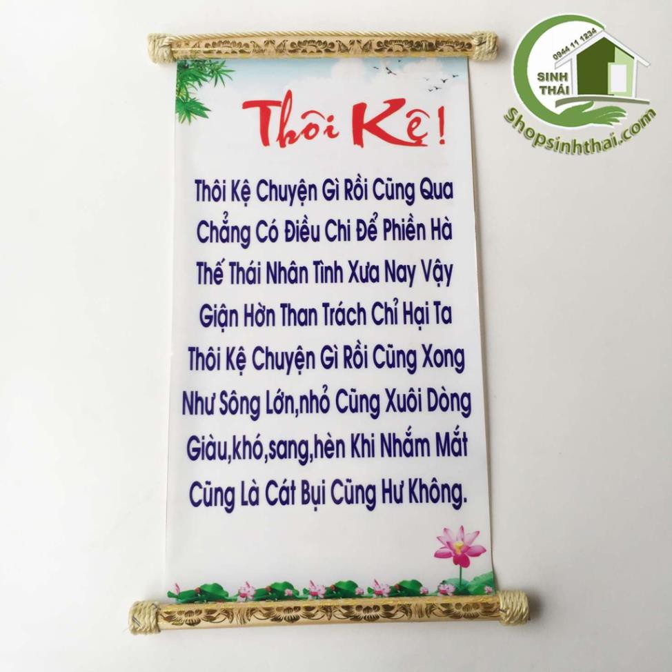 Bức tranh Phật pháp treo tường ý nghĩa - 30cm x 55cm - giao hình ngẫu nhiên