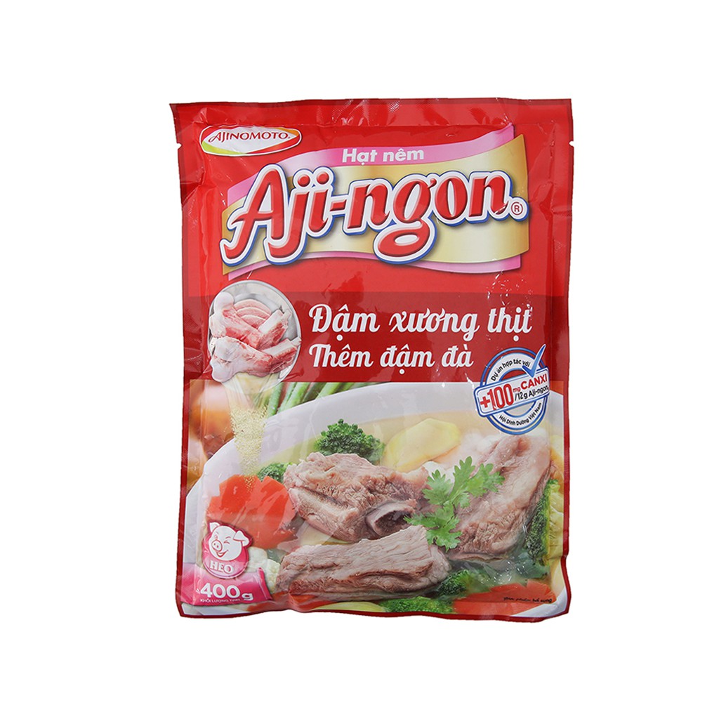 Hạt nêm xương, thịt heo Aji-ngon gói 400g date 7/202 4✅ Văn Dịu ✅ Văn Dịu