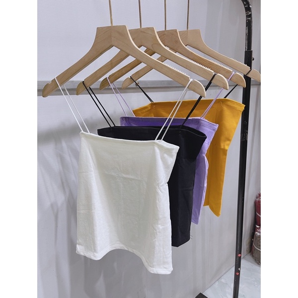áo 2 dây sợi bún siêu đẹp chất zip loại đẹp B35
