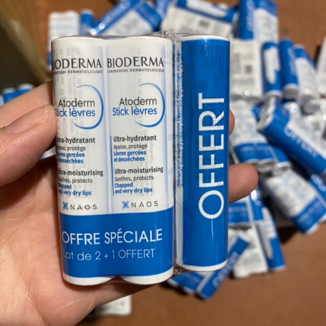 Sét son dưỡng môi Bio.der.ma Pháp