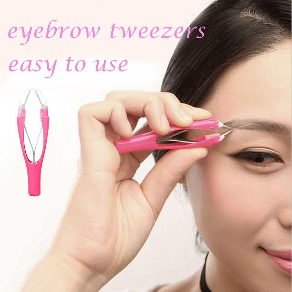 CLEOES Nhíp Nhổ Lông Mày Tự Động Bằng Thép Không Gỉ