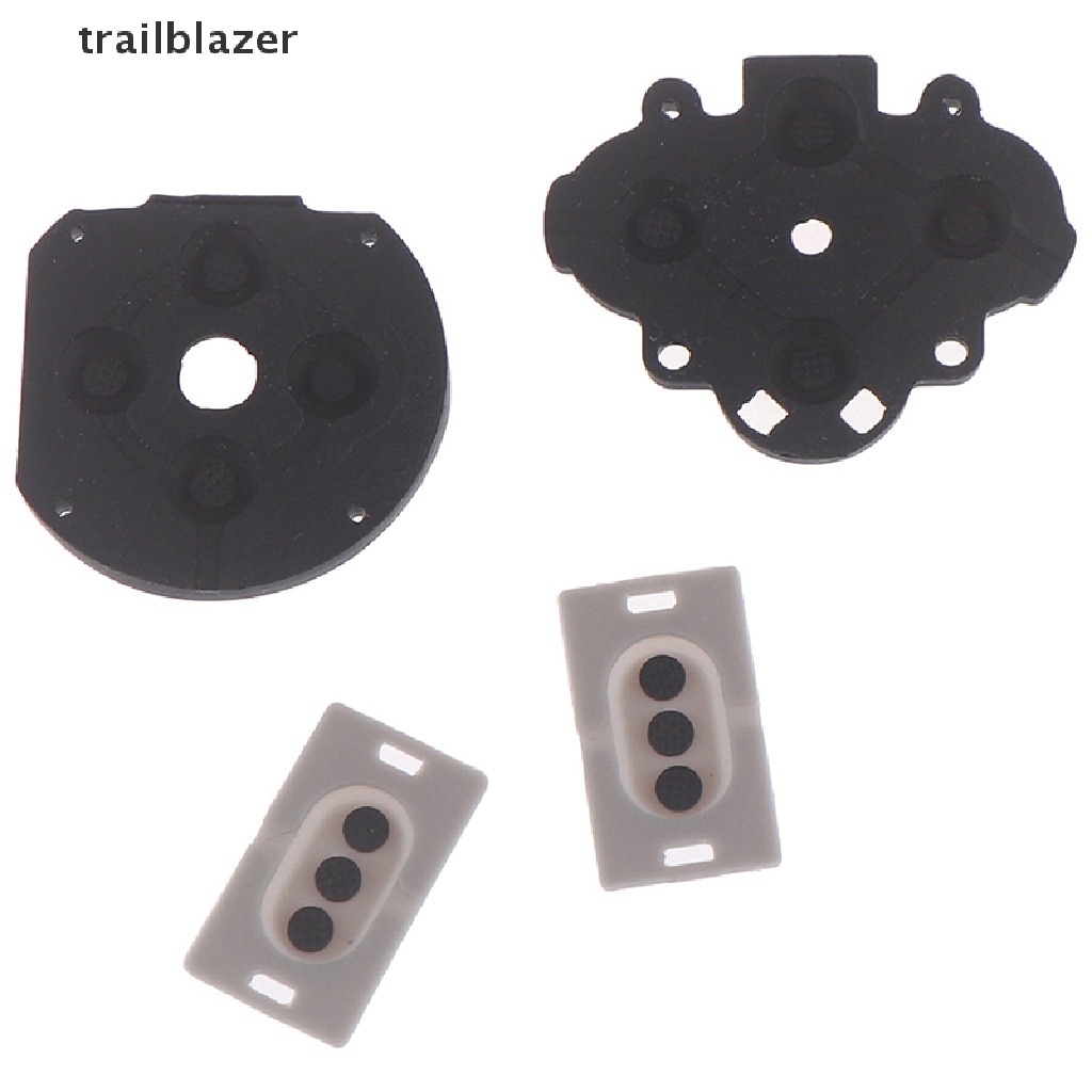 trailblazer 4pcs/set Silicone Rubber Button Switch Conductive Pad Replacement for PSP 1000 UIO
