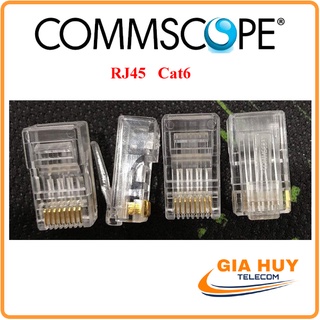 Hạt mạng rj45 cat6 chân sole commscope , chân đồng 100%