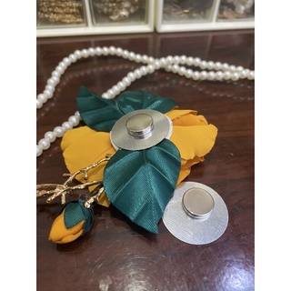 Đế nam châm gắn hoa cài áo