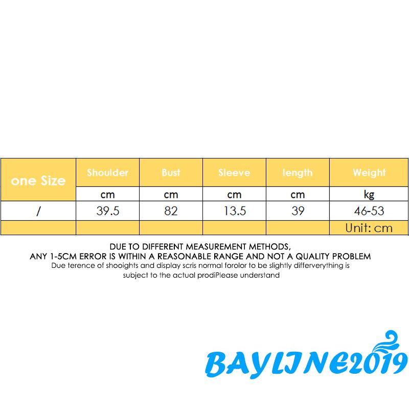 Bay-Women´s Crop Tops, Round Neck Short Sleeve Letter Printed Slim Pullover Short T-Shirt for Young Ladies