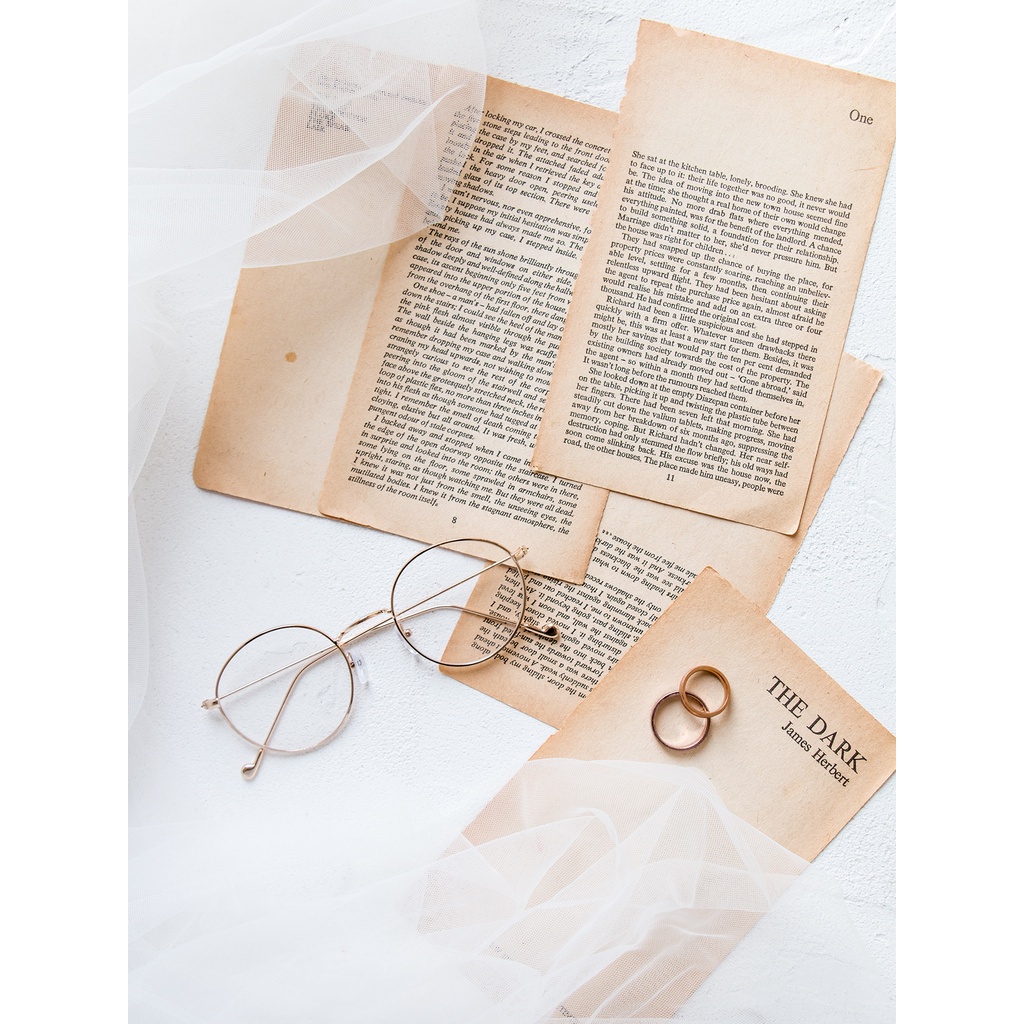 Giấy trang trí phong cách vintage thiết kế cũ dùng làm phụ kiện chụp ảnh