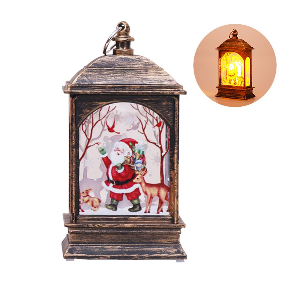 Lồng Đèn LED Treo Trang Trí Giáng Sinh Phong Cách Vintage