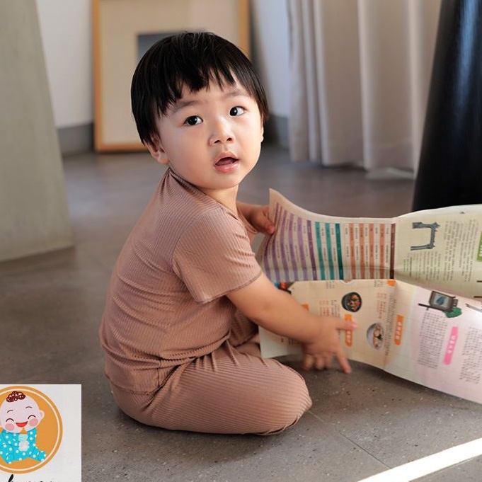 [MINKYMOM QUẢNG CHÂU] Bộ Lửng Thun Gân Minky mom Hàng Chính Hãng