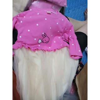 váy thỏ da cá liền chân váy ren
