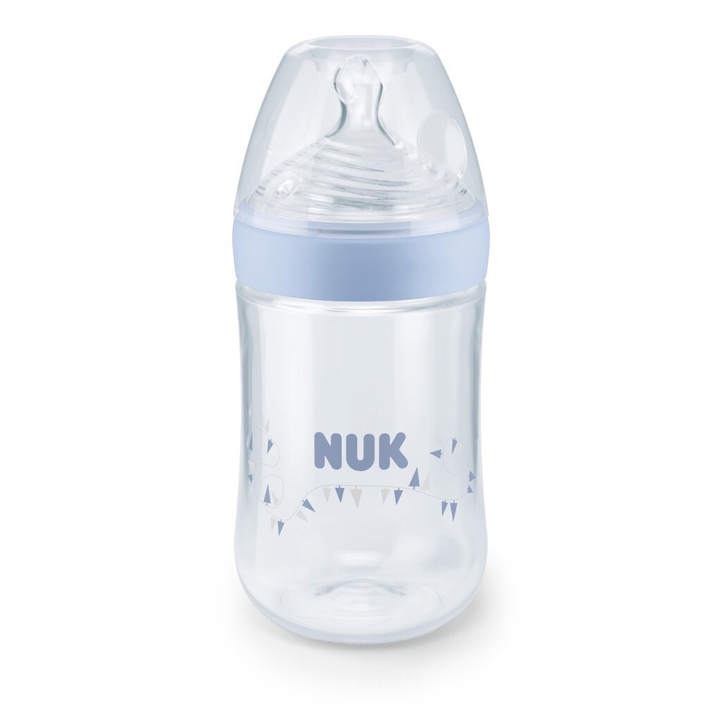 Bình sữa NUK nhựa PP Nature Sense núm ti silicone (150ml và 260ml)