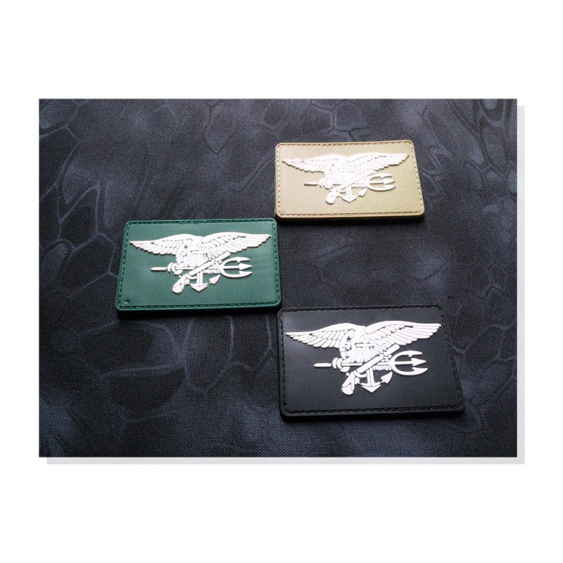 US NAVY SEAL Team 6 TRIDENT LOGO PATCH 3D PVC TACTICAL ARMY CAO SU biểu tượng PATCH BADGE